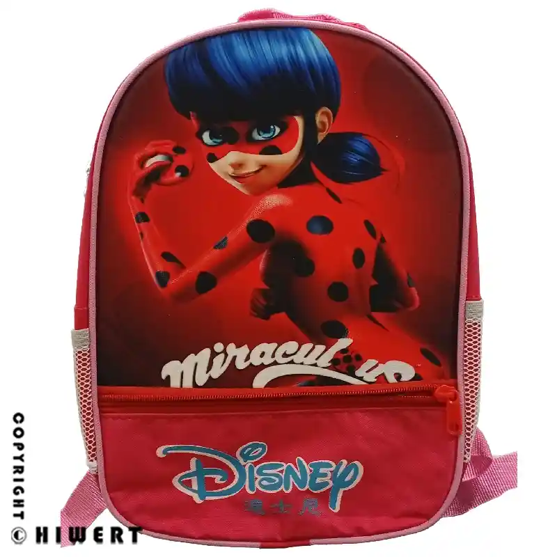 کوله پشتی کودک طرح دختر کفشدوزکی (Miraculous Ladybug) | طراحی فانتزی و رنگ قرمز جذاب | HIWERT.