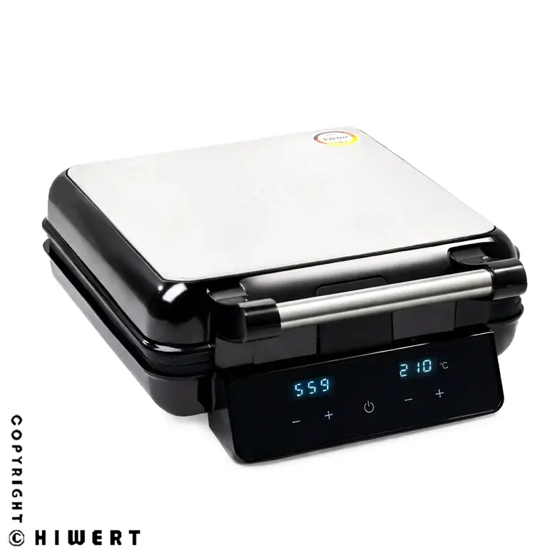 خرید ساندویچ ساز چهار خانه ویکتور مدل VK-9940SM با صفحات نچسب و قابلیت گریل، وافل و کرپ.