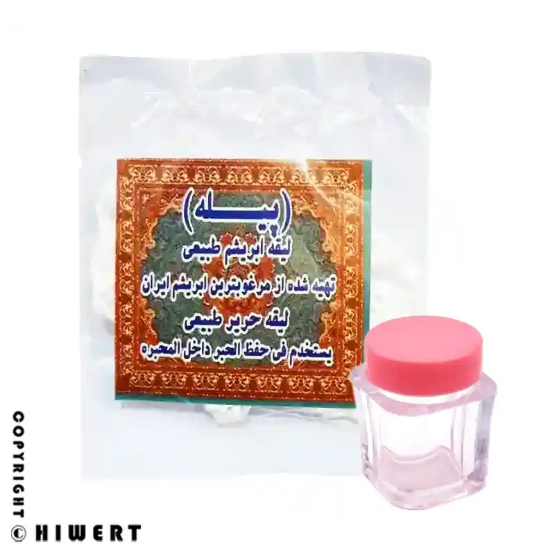 دوات کریستالی درب دار و لیقه ابریشم طبیعی برای خطاطی