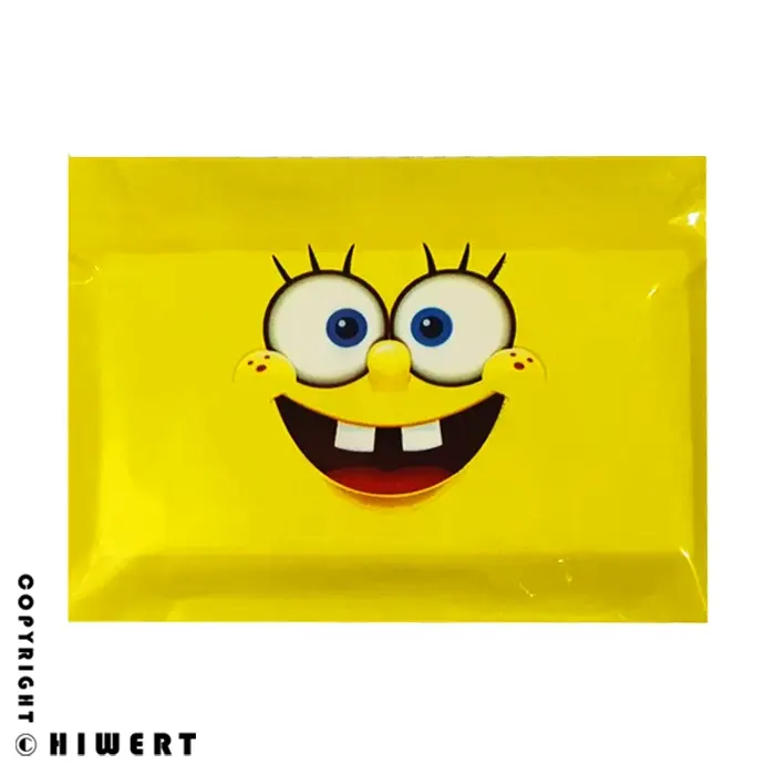 خرید دستمال کاغذی جیبی طرح باب اسفنجی کد ۱۰۰۶، بسته ۱۰ عددی دولایه با الیاف خارجی نرم. ضد حساسیت مناسب کودکان