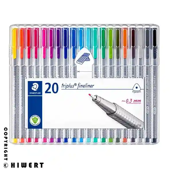 خرید روان نویس استدلر مدل FINELINER بسته 20 عددی با بهترین قیمت از های ورت. بهترین روان نویس آلمانی برای دانشجویان