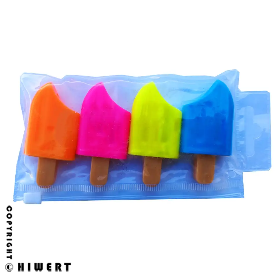 خرید اینترنتی و قیمت ماژیک هایلایتر فانتزی طرح بستنی پک ۴ عددی با رنگ‌ های جذاب در های ورت.