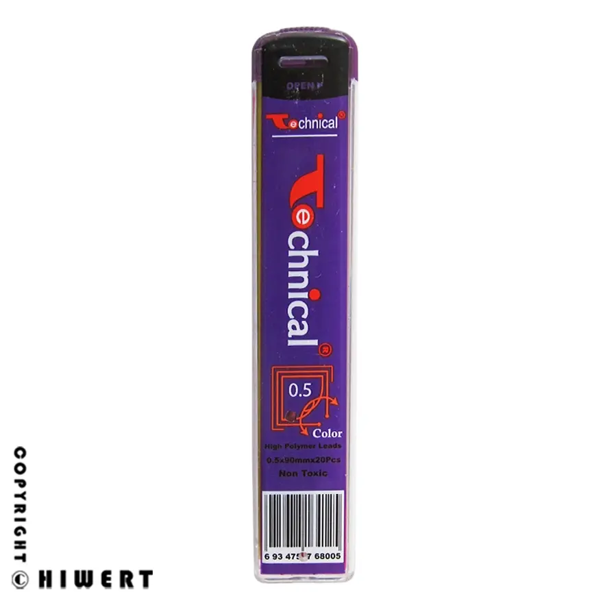 خرید نوک مداد نوکی رنگی ۰.۵ تکنیکال بسته ۲۰ عددی شامل رنگ های متنوع در های ورت.