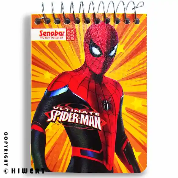 خرید دفترچه یادداشت مرد عنکبوتی (Spiderman) فقط ۱۴ هزار تومان! ۸۰ برگ سیمی برند صنوبر با کیفیت عالی.