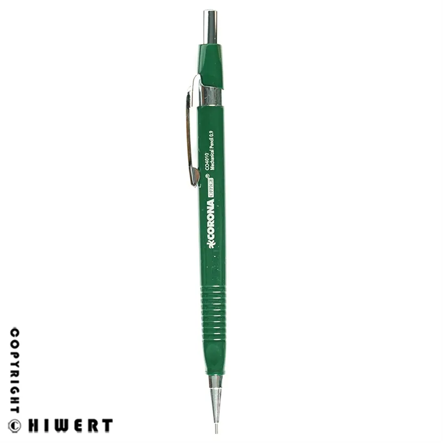 خرید مداد نوکی ۰.۷ کرونا (Corona). اتود سه‌ گوش و خوش‌ دست با بدنه سبک و گیره فلزی، مناسب دانش‌ آموزان و استفاده روزمره.