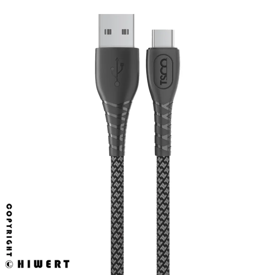 کابل تبدیل USB به USB-C تسکو مدل TCC206 - مناسب برای شارژ و انتقال داده - HIWERT 