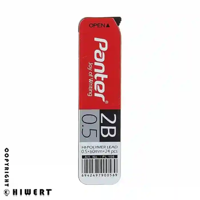 خرید نوک اتود 0.5 میلی متری پنتر مدل Highpolymer با درجه سختی 2B از فروشگاه های ورت با بهترین قیمت.