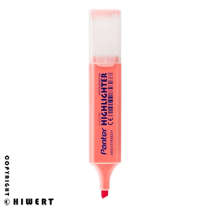 خرید ماژیک علامت گذار پاستیلی پنتر رنگ صورتی ملایم با نوک تخت مناسب جزوه در های ورت.