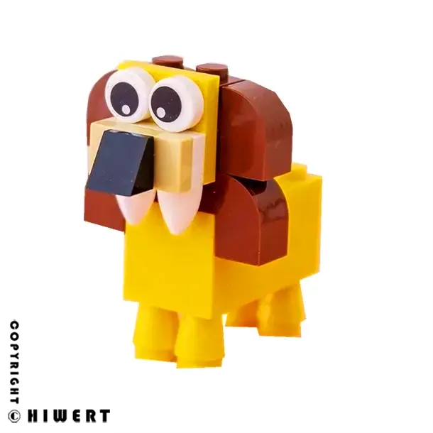 خرید آنلاین تراش ساختنی و پازلی طرح شیر نارنجی برند UP TOP مدل لگویی و فکری از فروشگاه های ورت.