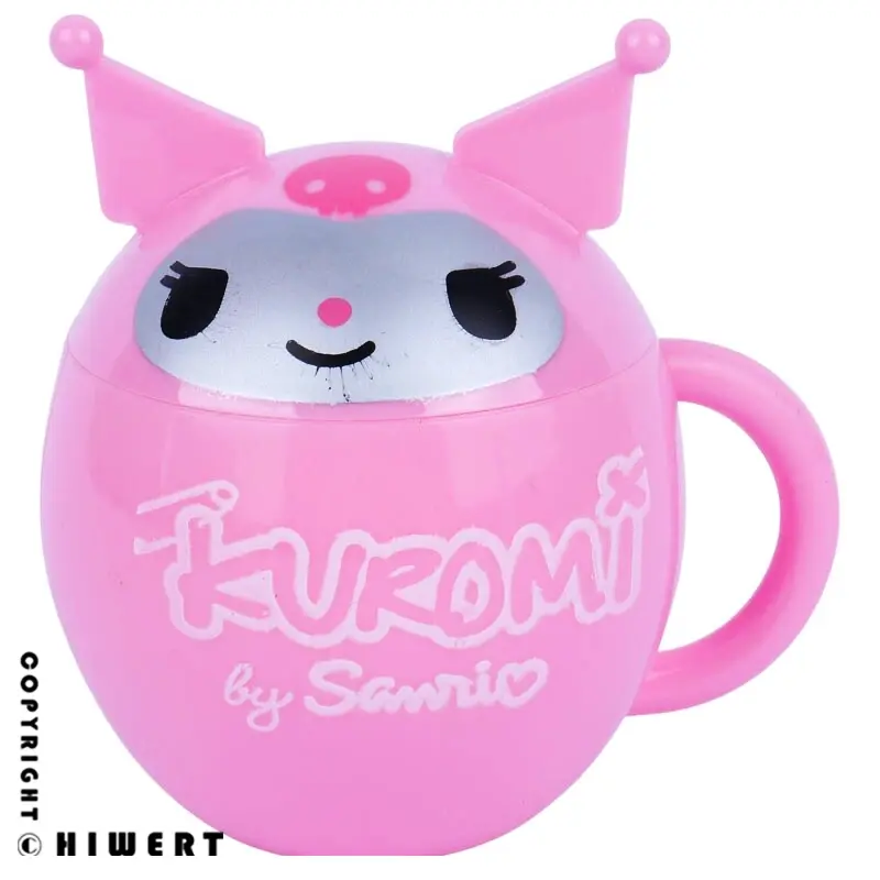 بهترین ماگ پلاستیکی نشکن کودک و نوجوان طرح شخصیت کارتونی Kuromi برای نوشیدنی سرد و گرم.