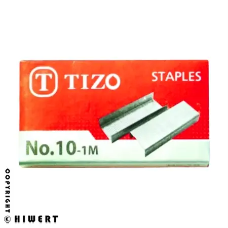 بسته‌ بندی سوزن منگنه تیزو (Tizo) سایز ۱۰ مدل No.10-1M در های‌ ورت