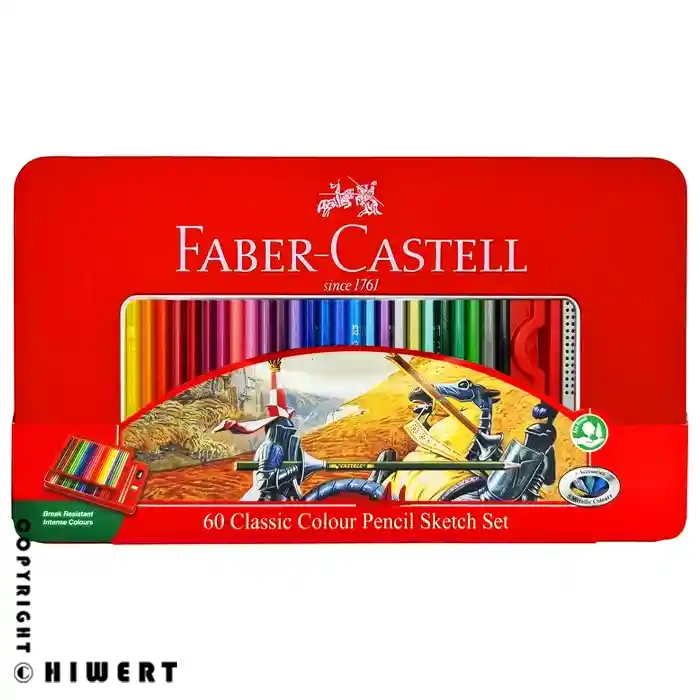 خرید مداد رنگی ۶۰ رنگ فابر کاستل کلاسیک Sketch Set کد 115893 اورجینال با بهترین قیمت در های‌ ورت