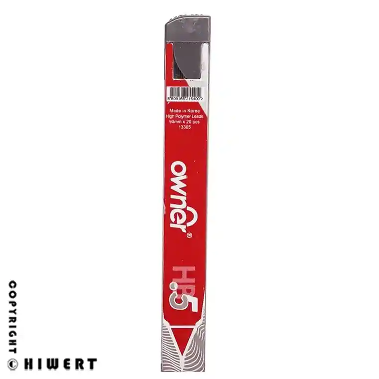 خرید مغز اتود 0.5 میلی ‌متری HB اونر مدل HR5 ساخت کره بسته 20 عددی با بهترین قیمت از های ورت! نوک اتود نشکن و روان، ایده‌ آل برای دانشجو و مدرسه.