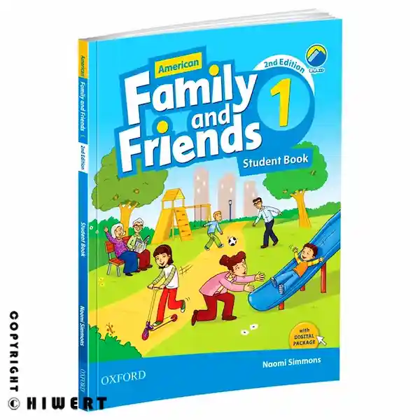 خرید پک کتاب امریکن فمیلی اند فرندز ۱ ویرایش دوم به همراه ورک بوک از های ورت.