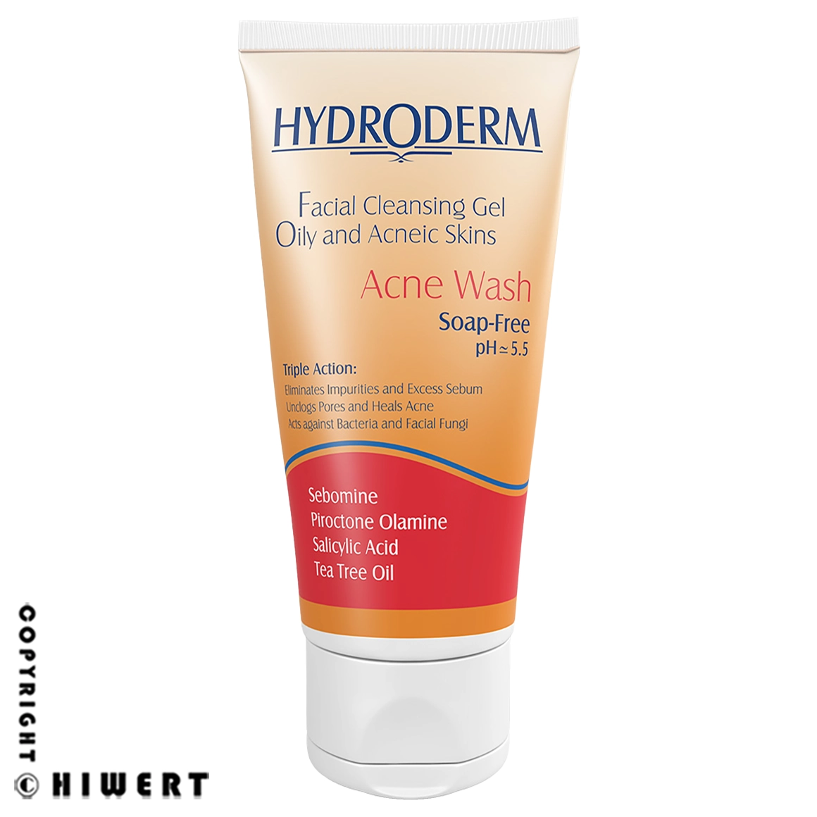 ژل شستشوی صورت هیدرودرم – مدل Acne Wash، ژل شستشو هیدرودرم - مناسب برای پوست چرب و جوشدار