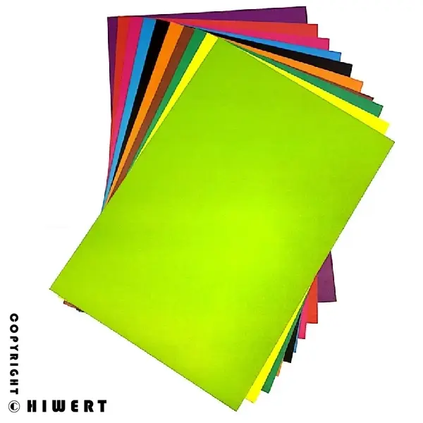 کاغذ رنگی سایز 34x24 (بزرگتر از A4) بسته 10 عددی: خرید کاغذ رنگی برای کاردستی - کاغذ رنگی بزرگتر از A4 با رنگ های متنوع