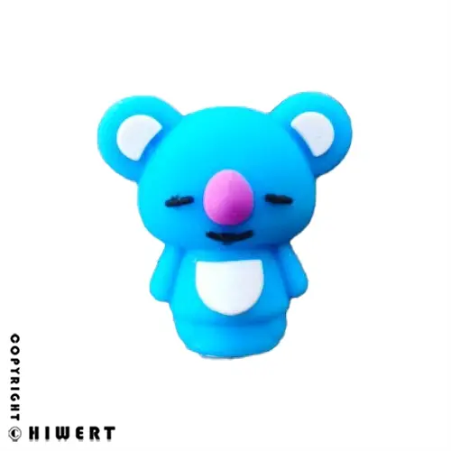  سرمدادی سیلیکونی طرح کوآلا کویا BT21 رنگ آبی مناسب دانش آموزان و طرفداران بی تی اس در های ورت.