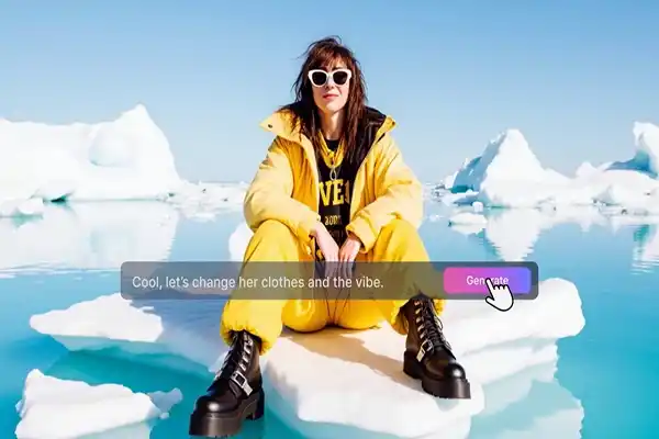تصویر رابط کاربری پلتفرم Leonardo AI با نمایش قابلیت جدید Omni Editing برای ویرایش ساده و هوشمند تصاویر با هوش مصنوعی.
