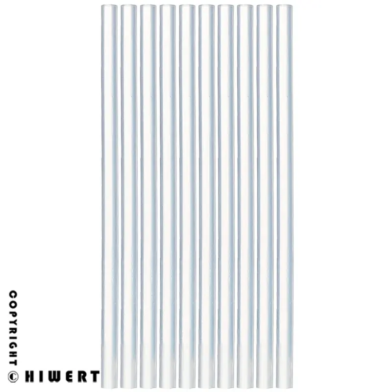 چسب حرارتی جانسون قطر ۷ میلی متر بسته ۱۰ عددی شفاف مناسب تفنگ های کوچک در های ورت.